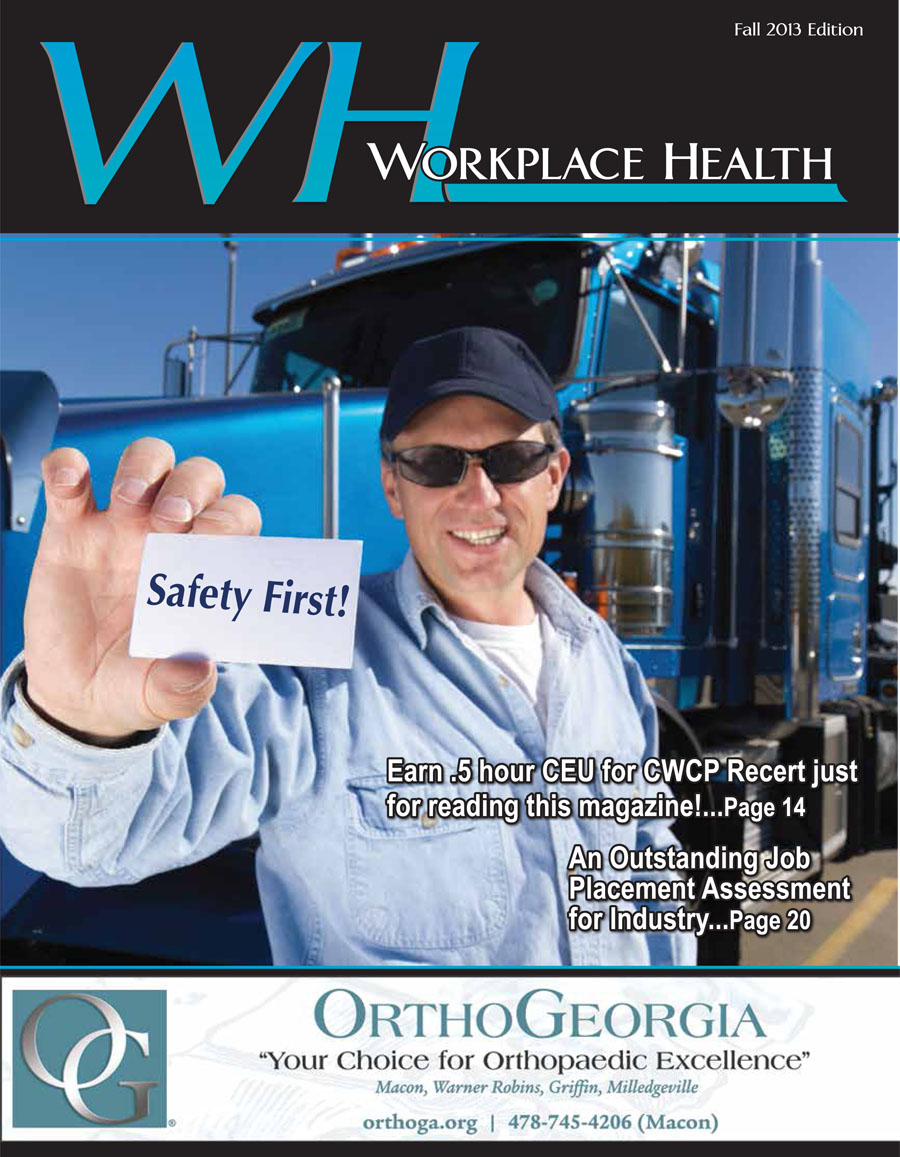 Workplace Health Magazine Fall 2013