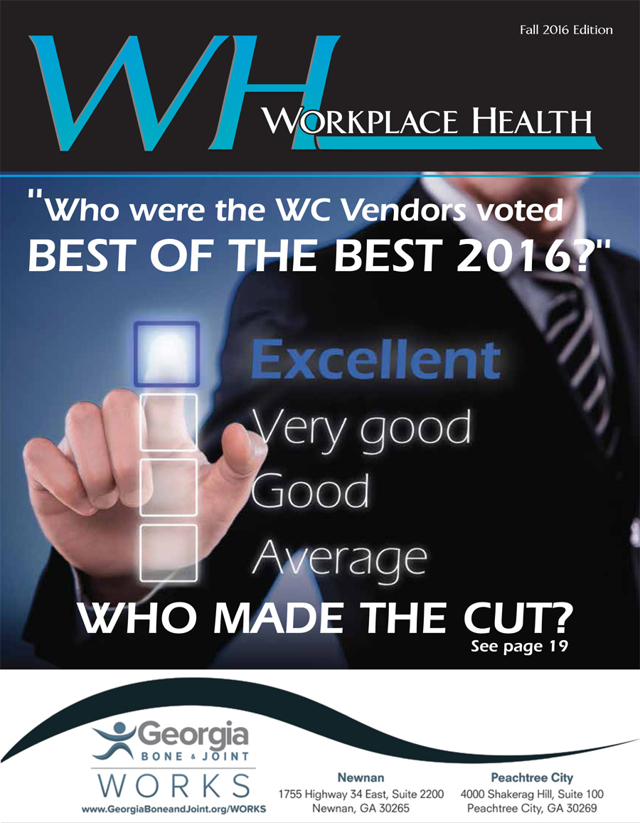 Workplace Health Magazine Fall 2016 Cover