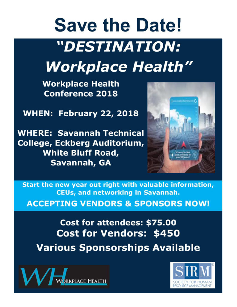 Destination Workplace Health Event Flyer